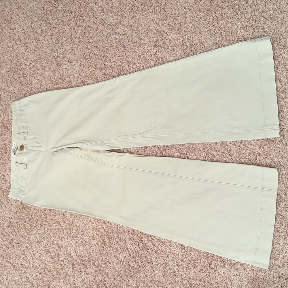 Cream Lightweight Corduroy Pants (size 2)